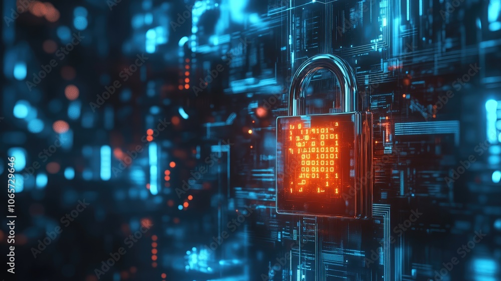 Poster secure your digital assets understanding the importance of cybersecurity in the modern age