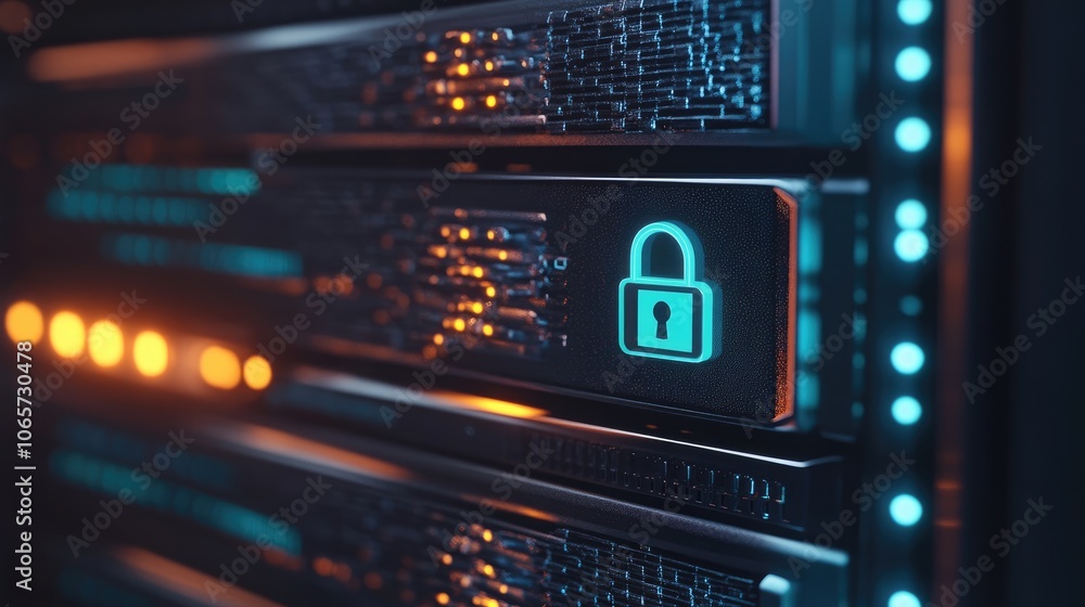 Poster enhancing data security with advanced technology solutions