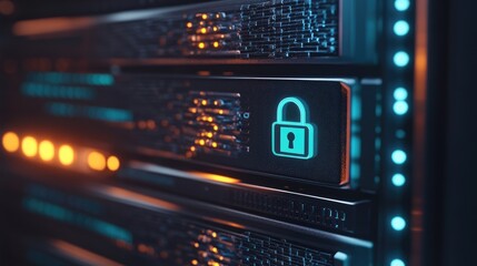 Obraz premium Enhancing data security with advanced technology solutions