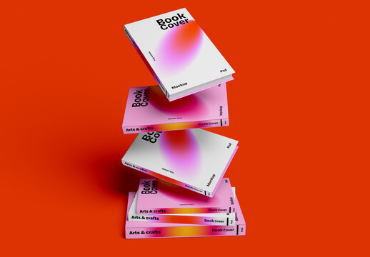 Hardcover Books Mockup Set