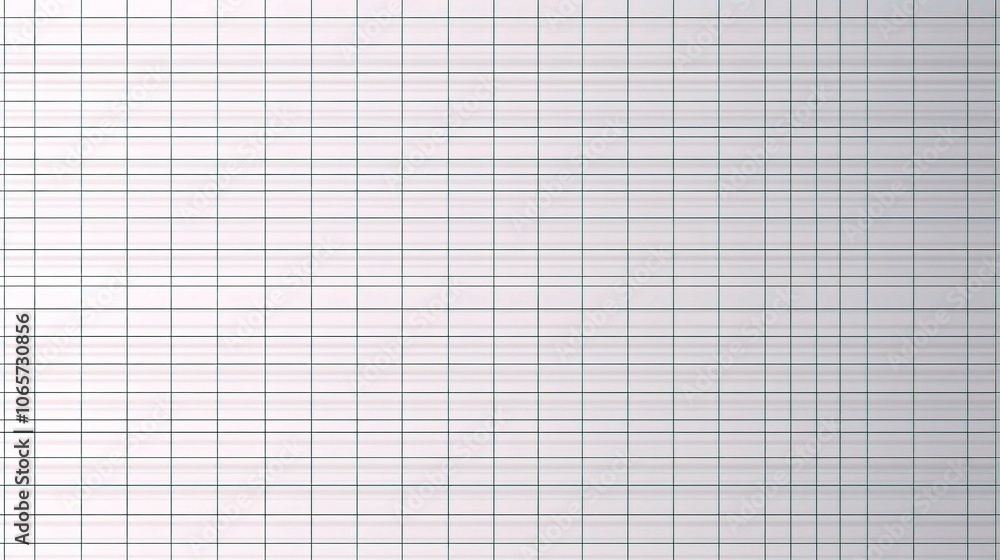 Aufkleber grid pattern on plain paper background