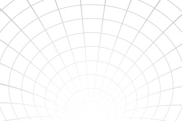 Obraz premium Gray Grid Lines Pattern Background. Futuristic Wallpaper. Business Banner. Perspective. Vector Illustration. Technology Backdrop. Minimal