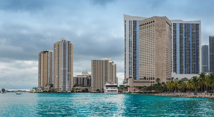 Skyscrapers in Brickell District, Miami.