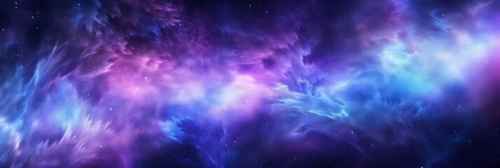 Fototapeta premium Explore a stunning and beautiful cosmic backdrop that is filled with vibrant colors and ethereal beauty, which inspires a sense of wonder and boundless imagination in everyone who gazes upon it
