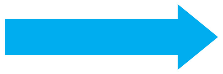 Fototapeta premium Set long blue arrow icon vector . blue long arrow icon set. long arrow icon setBlue long arrow vector icon set. Blue long arrow pointing to the right. Straight long arrow icon, right thin line, blue 