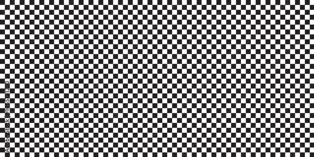 Aufkleber black and white chess pattern. checkerboard seamless vector illustration. abstract checkered checker