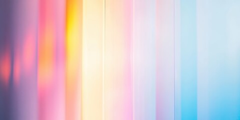 Obraz premium 柔らかな色合いのストライプが交差する美しい風景が広がる空間