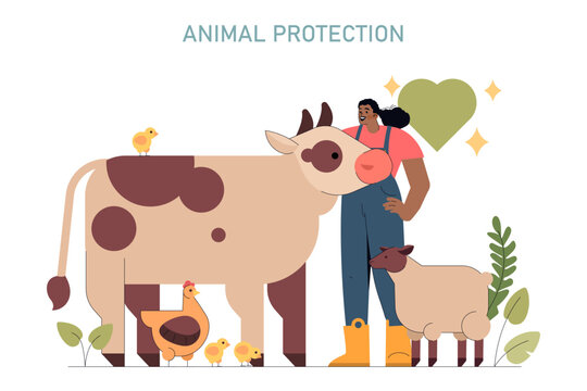 World Vegan Day. Flat Vector Illustration