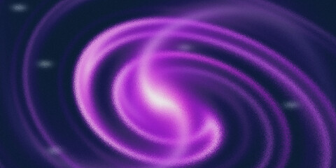 Deep purple swirls with a glowing white core on a dark background, creating an abstract, cosmic atmosphere with a textured, dreamy effect.