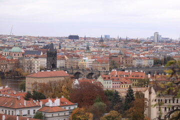Fototapeta premium panorama of praga, praha, prague, czech republic