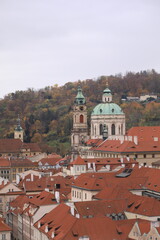Fototapeta premium st nicholas church, praga, praha, prague, czech republic