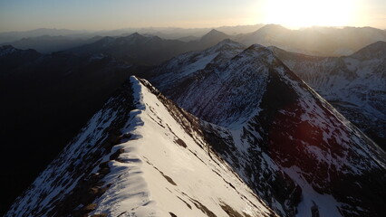 am Verbindungsgrat vom Fuscherkarkopf 3331m zum Sinnwelleck 3261m