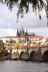 Obraz premium charles bridge, praga, praha, prague, czech republic