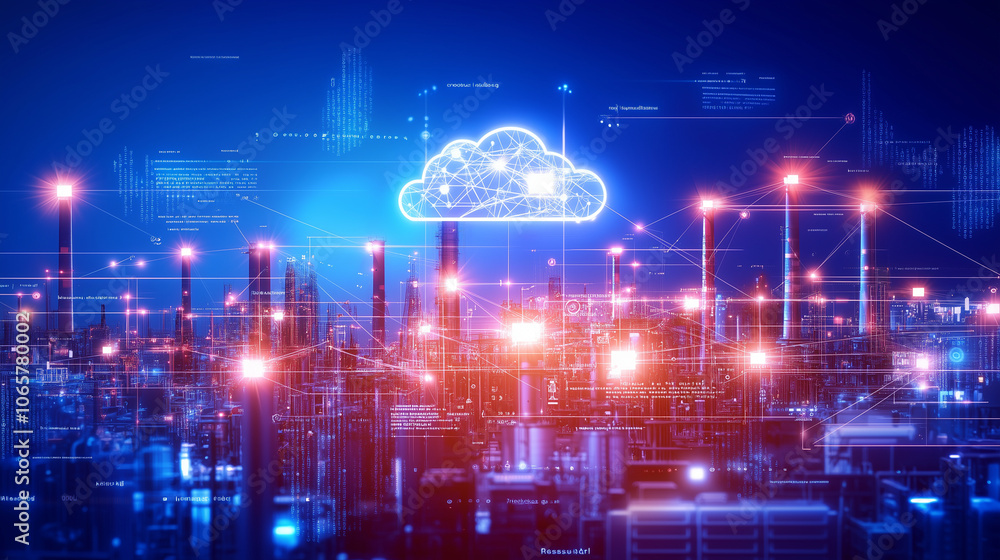 Poster iot sensor technology and cloud computing for smart industry applications