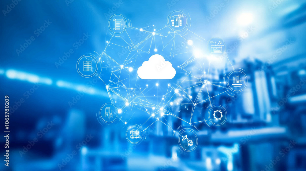 Poster Futuristic IoT Technology with Cloud Computing and Big Data Analytics
