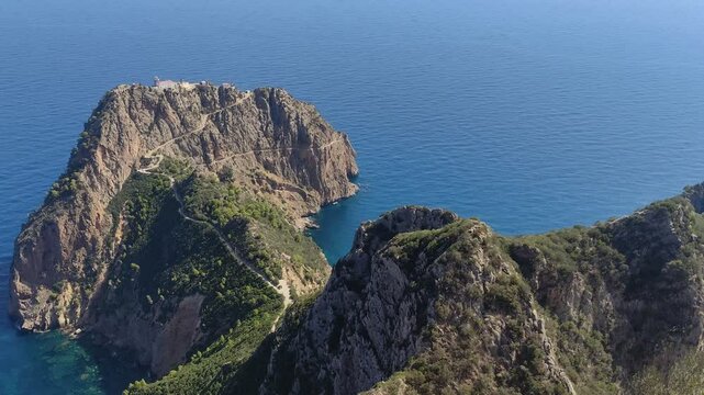 Scenic view from Yemma Gouraya in Bejaia, Algeria