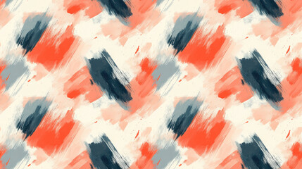 Seamless brushed painted abstract background featuring dynamic brush strokes perfect for textile design or digital wallpapers
