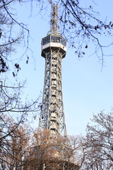 petrin tower, praga, praha, prague, czech republic