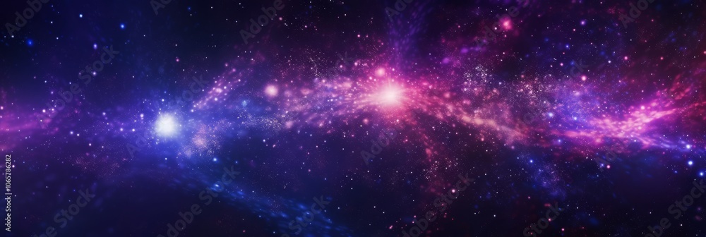 Aufkleber a mesmerizing and captivating portrayal of the expansive cosmos, featuring a stunning array of vivid