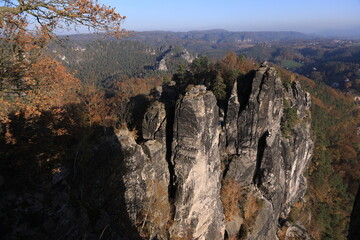 saxon switzerland and bohemian national park, germany