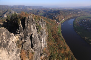 Fototapeta premium saxon switzerland and bohemian national park, germany