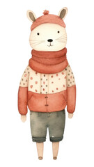 PNG Animal family cartoon nature cute.