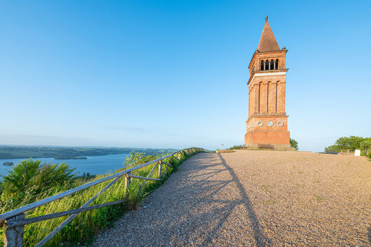 The tower on top of Himmelbjerget hill