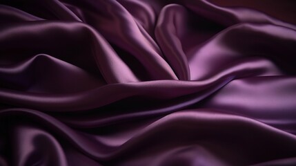 Obraz premium Elegant Purple Satin Fabric Texture