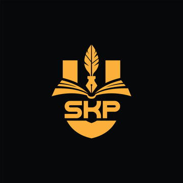 Free Vector Education Logo With Letter SKP