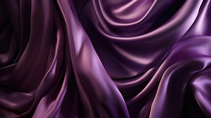 Obraz premium Smooth Purple Silk Fabric Background