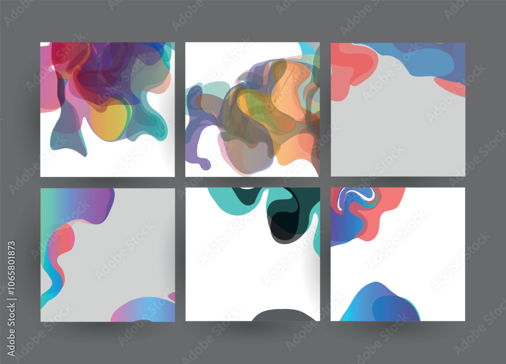 Poster abstract background cover design. vector pattern