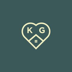 Obraz premium initial letter real estate logo design stock vector