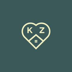 Obraz premium initial letter real estate logo design stock vector