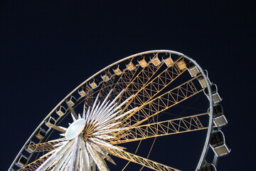 ferris wheel at night
