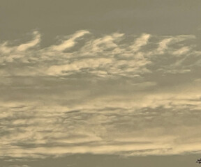 Fototapeta premium cloud pattern in sky yellow and grey