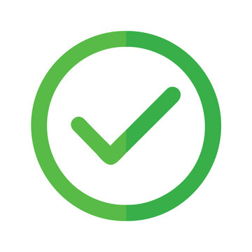 recommend clip art: Green Check Mark Icon in Circle Outline, Green outline icon of a check mark inside a circle, symbolizing approval, success, and confirmation in a minimalist style.
                    