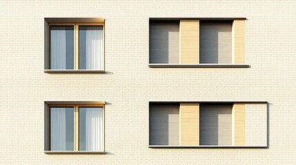 Fototapeta premium abstract background - the architectural facade of a modern building and a space for copying
