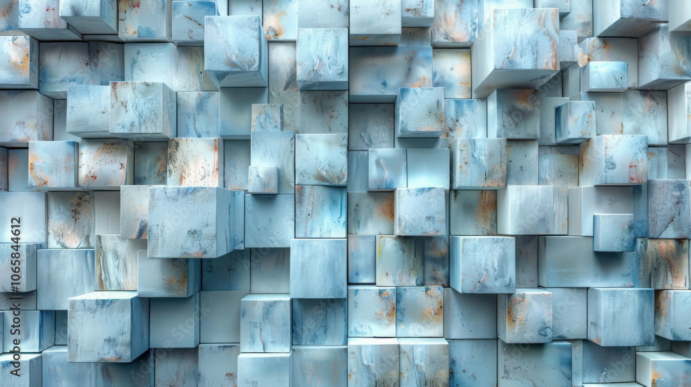 Aufkleber modern and stylish 2d vector background, featuring square shapes, dynamic composition. smooth gradie