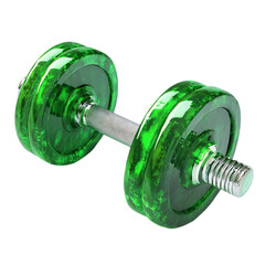 Gym equipment isolated on transparent background 3d rendering illustration