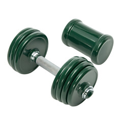 Gym equipment isolated on transparent background 3d rendering illustration
