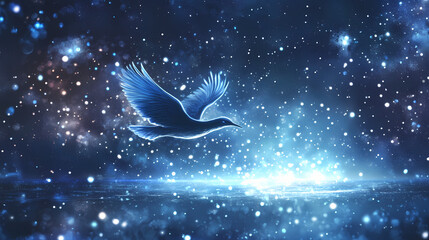 Fototapeta premium Stardust. Mystical. Illustration