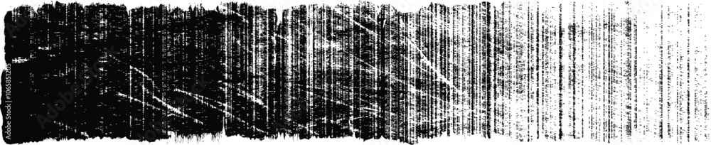 Poster brush paint .grunge paint roller . vector brush stroke . distressed banner . black stripe with rough