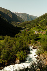 river in the mountains
