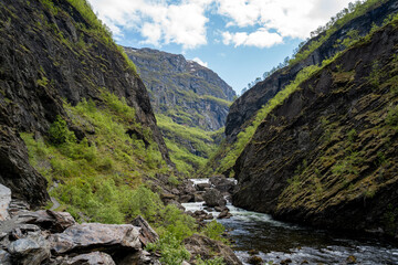 Obraz premium mountain river in the mountains