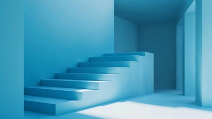 Obraz premium Soft Pastel Blue Background