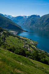 fjord between the mountains