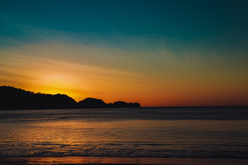 Fototapeta premium Sunset at the beach