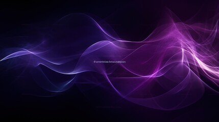 Fototapeta premium Abstract Purple Wave Flowing Background