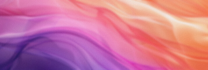 Obraz premium Soft Flowing Gradient in Pink and Orange Abstract Design