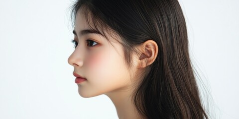Obraz premium Fashion-forward Youth: Trendy Asian Teen Girl